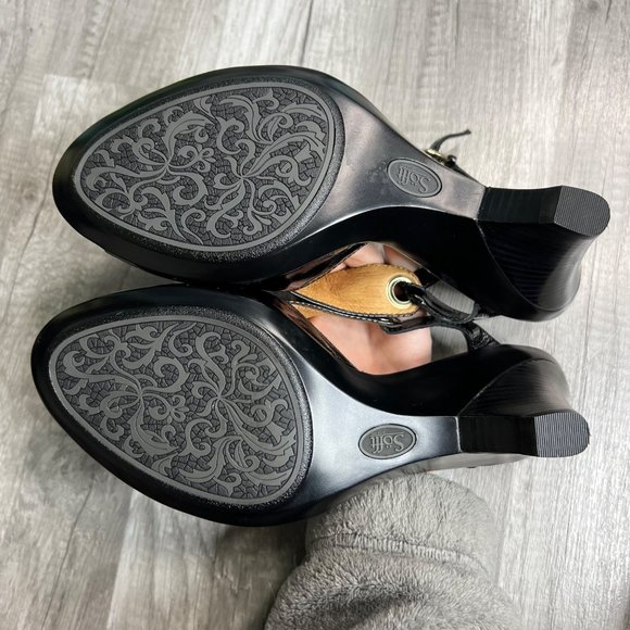 Sofft Patent Leather Back Slingback Cutout Sandals Pumps 9 1/2 - Picture 10 of 10